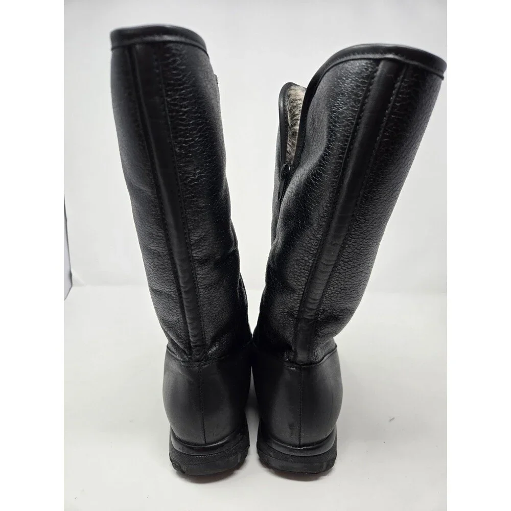 TOE WARMERS WOMEN'S T08668 SHELTER BLACK WATERPROOF MID-CALF BOOTS SIZE 7WW